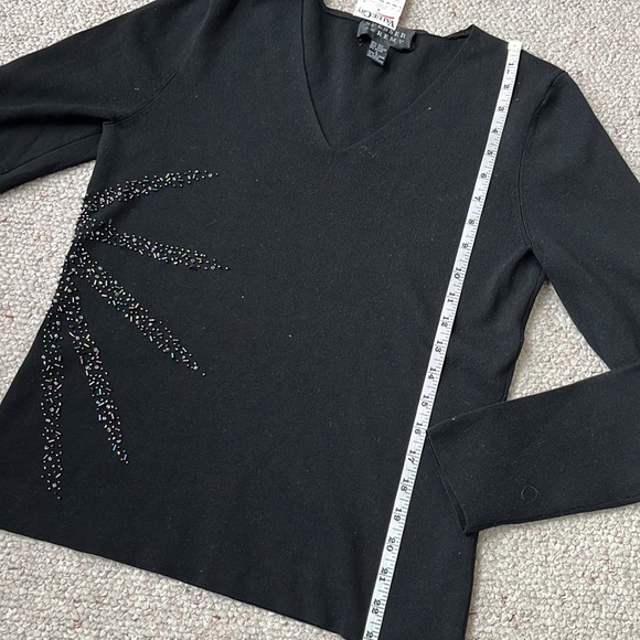 NWT Spencer Jeremy VTG beaded sweater L - Picture 10 of 10